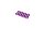 Unterlegscheibe Rosette Aluminium für M4 Senkkopfschraube violett