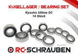 Ball Bearing Kit (2RS) for the Kyosho Ultima SC