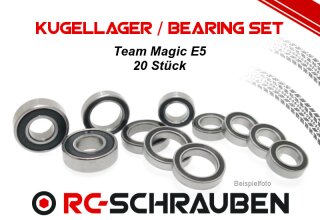Ball Bearing Kit (2RS) for the Team Magic E5