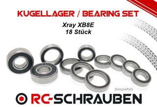 Kugellager Set (2RS) für den Xray XB8E