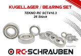 Ball Bearing Kit (2RS or ZZ) for the Tekno RC SCT410.3 ZZ...