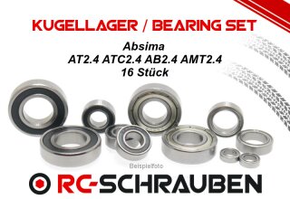 Ball Bearing Kit (2RS or ZZ) for the Absima AT2.4