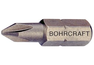 Screwdriver-Bit for Phillips screws (Grabber), 1/4" drive, length 25 mm