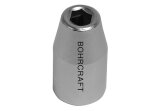 Adapter für 1/4" Bits mit 1/2" 4-kant Antrieb