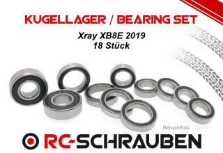 Ball Bearing Kit (2RS) for the Xray XB8E 2019