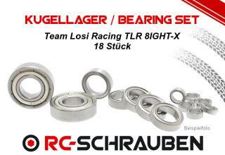 Ball Bearing Kit (ZZ) for the  Team Losi Racing TLR 8IGHT-X