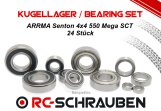 Ball Bearing Kit (2RS or ZZ) for ARRMA Senton 4x4 550...