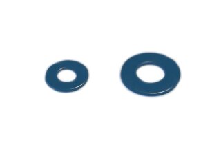 Shims for UNC 3/8"-16, UNF 3/8"-24 screws, stainless steel black oxidized