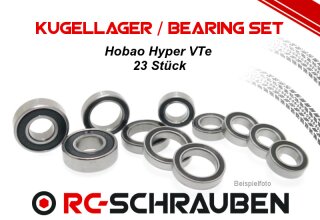 Kugellager Set (2RS) für den Hobao Hyper VTe 2RS - Rubber Sealing