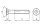 Senkkopfschraube ISO 14581 mit ISR/TX M5 - Stahl 10.9