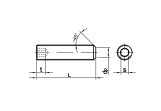 Set screw DIN 913 M6 - High tensile steel