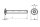 Linsenkopfschraube mit Flansch ISO 7380-2 M3x16 - Stahl 10.9