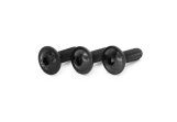 Round-head screw with flange ISO 7380-2  - M3x25 - Steel...