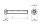 Round-head screw ISO 7380-1 M3 x 16 - Stainless steel A2