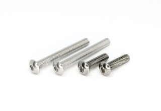 Round-head screw ISO 7380-1 M4 x 14 - Stainless steel A2