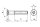 Countersunk head screw DIN 7991 M3 x 14 - Stainless steel A2