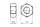 Hexagon Nut DIN 934 - M3 - Steel zinc plated