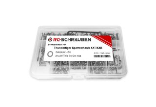 Screw kit for the Thundertiger Sparrowhawk XXT/XXB -Stainless steel-