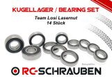 Kugellager Set (2RS) für den Team Losi Lasernut 2RS...