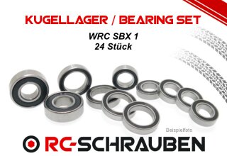 Kugellager Set (2RS) für den WRC SBX 1 2RS - Rubber Sealing