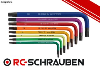 1x Innensechsrund-Winkelstift Torx® T10