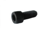 Cylinder head screw UNC #2-56 stainless steel black oxidized (similar DIN 912)