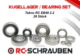 Kugellager Set (2RS o. ZZ) für den Tekno RC EB48 2.2