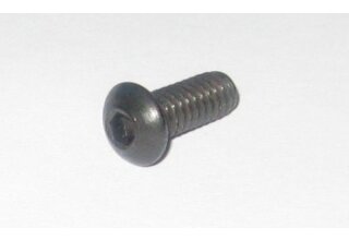 Button head screw UNC #6-32 x 5/16"  stainless steel black oxidized (similar ISO 7380)