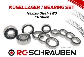 Kugellager Set (2RS o. ZZ) für den Traxxas Slash 2WD 2RS - Rubber Sealing