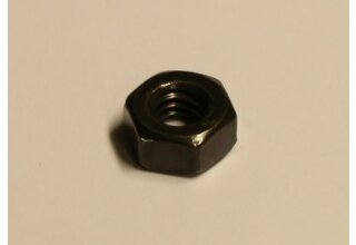 Mutter UNC #6-32 Edelstahl schwarz oxidiert ähnl. DIN 934